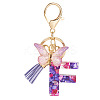 Resin Butterfly Pendant Keychains KEYC-TAC0034-03F-1