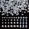 15 Strands 15 Styles Transparent Electroplate Glass Beads Strands EGLA-TA0001-13-4