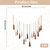 Bohemian Hand-woven Cotton Rope Tassel with Wood Beads Wall Hanging Ornaments FIND-WH20019-136A-03-2