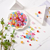1160Pcs 4 Sizes Transparent Acrylic Ball Beads FACR-PJ0001-03-4