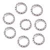 Tarnish Resistant 304 Stainless Steel Open Jump Rings X-STAS-F191-12P-B-1