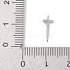 304 Stainless Steel Letter Connector Charms LS-STAS-M108-01P-20-3