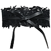 Imitation Leather Flower Lace Wide Chain Belts AJEW-WH20077-032E-1