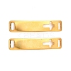 201 Stainless Steel Connector Charms STAS-D244-31G-E-2