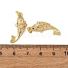 Brass Micro Pave Cubic Zirconia Pendants KK-A271-03D-G-3
