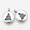 Tibetan Style Alloy Pendants LS-TIBEP-Q078-28AS-NR-2