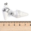 Natural Howlite Gemstone Pointed Pendants G-K384-01P-04-3