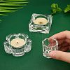 9Pcs 3 Style Glass Dappen Dish/Lid Bowl Cup Crystal Dish MRMJ-FH0001-15-3