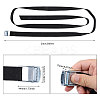 Elastic Adjustable Luggage Straps AJEW-CA0004-49-2