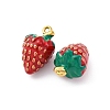 304 Stainless Steel Enamel Pendants STAS-B085-42G-04-2