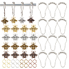 AHADEMAKER DIY Bathroom Bees Shower Curtain Rings Kit DIY-GA0003-88-1