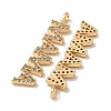 Mother's Day Brass Micro Pave Cubic Zirconia Pendants KK-K378-11G-2