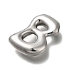 304 Stainless Steel Pendants STAS-S166-02P-02-2