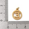 304 Stainless Steel Charms
with Jump Ring LS-STAS-R001-02G-E-3