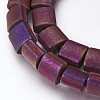 Electroplated Non-magnetic Synthetic Hematite Beads G-P392-U08-2