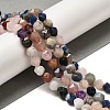 Natural Rose Quartz/Sodalite/Lapis Lazuli/Amethyst/Strawberry Quartz Beads Strands G-K382-A01-02-2