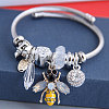 Adjustable Stainless Steel European Bangles FS-WGCF4A6-01-1