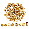 80Pcs 8 Styles Tibetan Style European Beads DIY-NB0012-43F-1