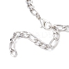 3Pcs 3 Styles 304 Stainless Steel Chain Bracelet Making AJEW-JB01411-4