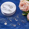 60Pcs 10 Styles Sun Moon Heart Tibetan Style Alloy Shoe Charms PALLOY-AB00262-4