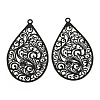 Spray Printed 430 Stainless Steel Pendants LS-X-STAS-P359-01F-1