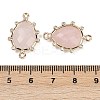 Natural Mixed Stone Faceted Connector Charms G-K347-07G-4