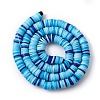 Handmade Polymer Clay Beads Strands CLAY-R089-6mm-T02B-31-7