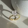 925 Sterling Silver Micro Pave Clear Cubic Zirconia Adjustable Finger Rings for Women RJEW-G358-07G-1