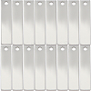 50Pcs 201 Stainless Steel Rectangle Stamping Blank Tag Pendants STAS-SC0008-72-1