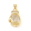 Brass Micro Pave Cubic Zirconia Pendants LS-KK-Z145-06G-02-1