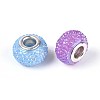 Large Hole Resin Rhinestone European Beads OPDL-T003-01D-2