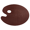 1Pc Wooden Oil Painting Palette AJEW-BC0009-33-1