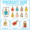 20Pcs Alloy Enamel Pendants ENAM-TA0003-57-4