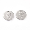 Non-Tarnish 304 Stainless Steel Pendants STAS-G242-17P-1