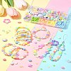 DIY Acrylic & Polymer Clay Beads Jewelry Making Findings Kits DIY-FS0006-86-10