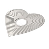 Heart 201 Stainless Steel 3D Rotating Hanging Wind Spinner STAS-C166-03A-P-2