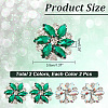 4Pcs 2 Colors Iron Shoe Buckle Clips FIND-AR0004-49-2