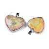 Natural Imperial Jasper Pendants KK-F868-28P-2