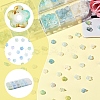 420Pcs 6 Colors Frosted Transparent Acrylic Beads OACR-FS0002-17A-3
