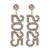 Brass Rhinestone Stud Earrings LS-EJEW-Q012-01G-2