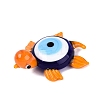 Handmade Lampwork Turtle with Evil Eye Figurine Display Decorations LAMP-N034-25D-2