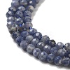 Natural Sapphire Beads Strands G-F509-18A-2mm-4