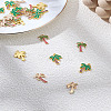 24Pcs 2 Styles Alloy Enamel Pendants ENAM-LP0001-25-1