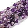 Natural Amethyst Beads Strands G-G146-A09-01-1