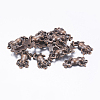 Tibetan Style Pendant Rhinestone Settings TIBE-R184-R-FF-1