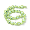 Evil Eye Resin Beads Strands RESI-F040-01I-2