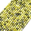 Natural Yellow Turquoise(Jasper) Beads Strands G-A260-A18-01-2