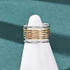 304 Stainless Steel Cuff Open Rings RJEW-H266-04B-GP-1