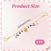 1Pc Fruit Style Brass Bag Decorative Chains HJEW-SC0003-25-2