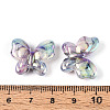 UV Plating Printed Opaque Acrylic Beads PACR-N017-05A-3